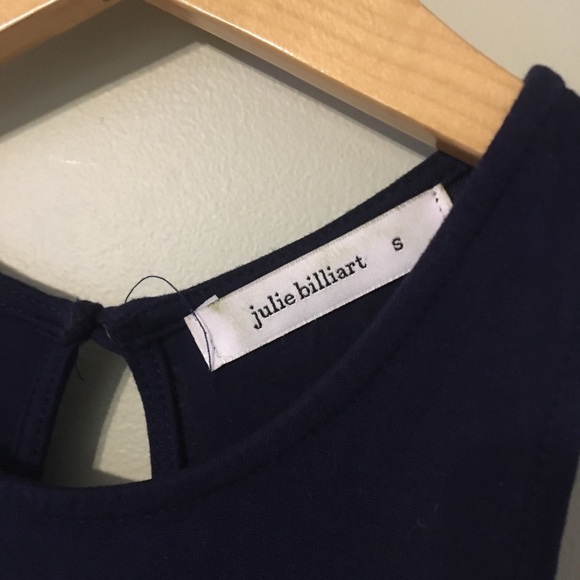 Julie Billiart Mini Navy Blue Dress - Picture 9 of 12